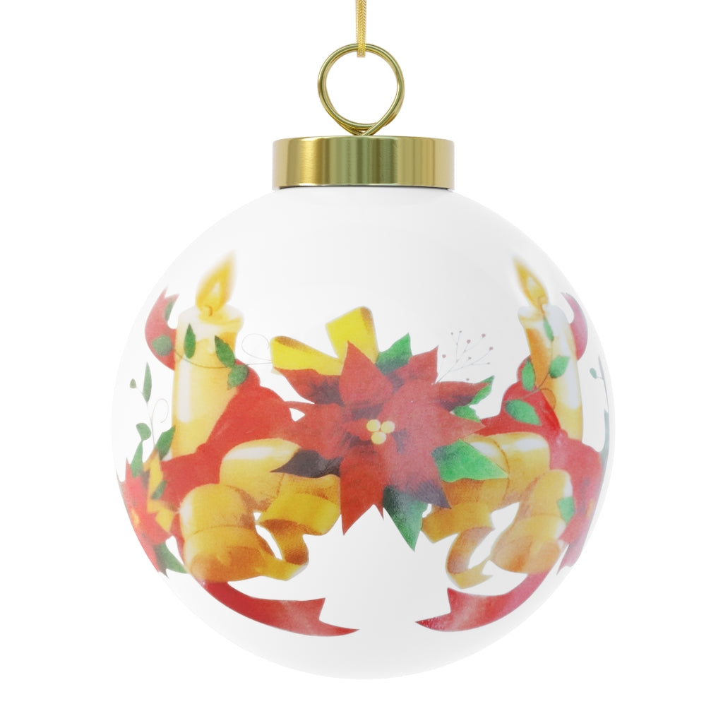 Beautiful Message Christmas Ball Ornament