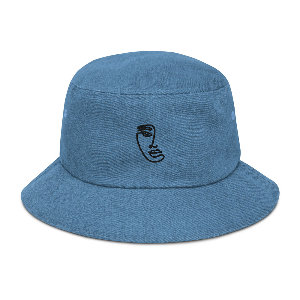 Denim bucket hat