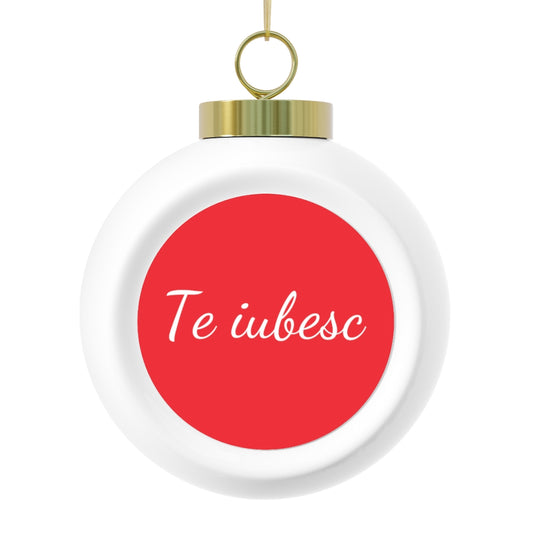 Beautiful Message Christmas Ball Ornament