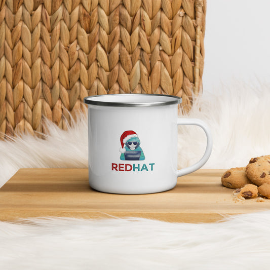 Christmas Hacker Enamel Mug