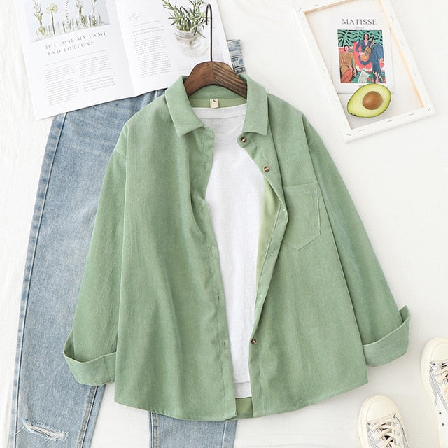 CLANE（クラネ）の「【CLANE(クラネ)】CHAMBRAY CORDUROY LADY